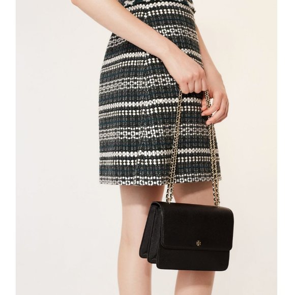 Tory Burch Norfolk Horseback Tweed A-Line Dress - Picture 6 of 16